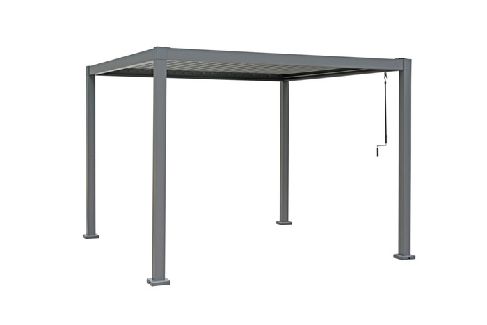 Pergola m/justerbart tag 3 x 3 meter - Sunlife®